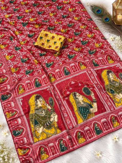 Vinayak karwachouth special saree ladies wholesale